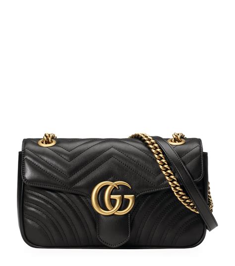 gucci black marmont bag price|gucci marmont small shoulder bag.